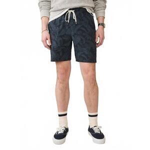 NEW FAHERTY shorlite swim trunks in graphite black leaves